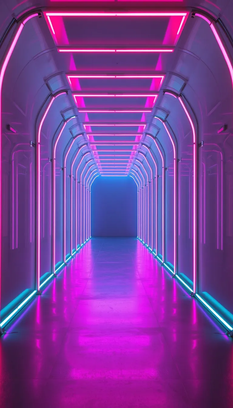 Invitație Majorat 18 ani Tunel de Neon