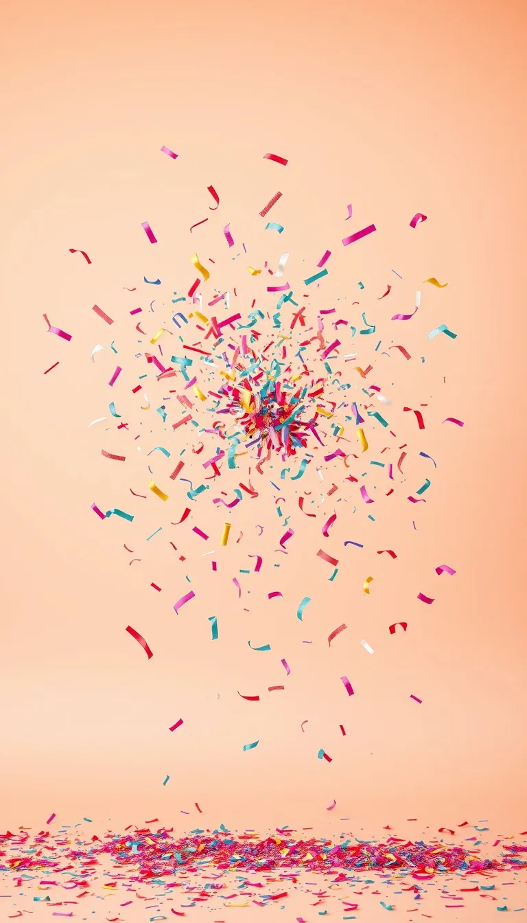 Invitație Majorat 18 ani Explozie de Confetti