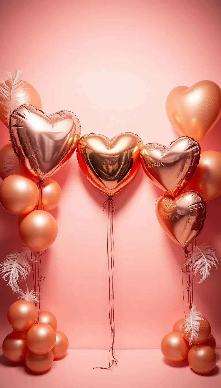 Invitație Majorat 18 ani Rose Gold Glam