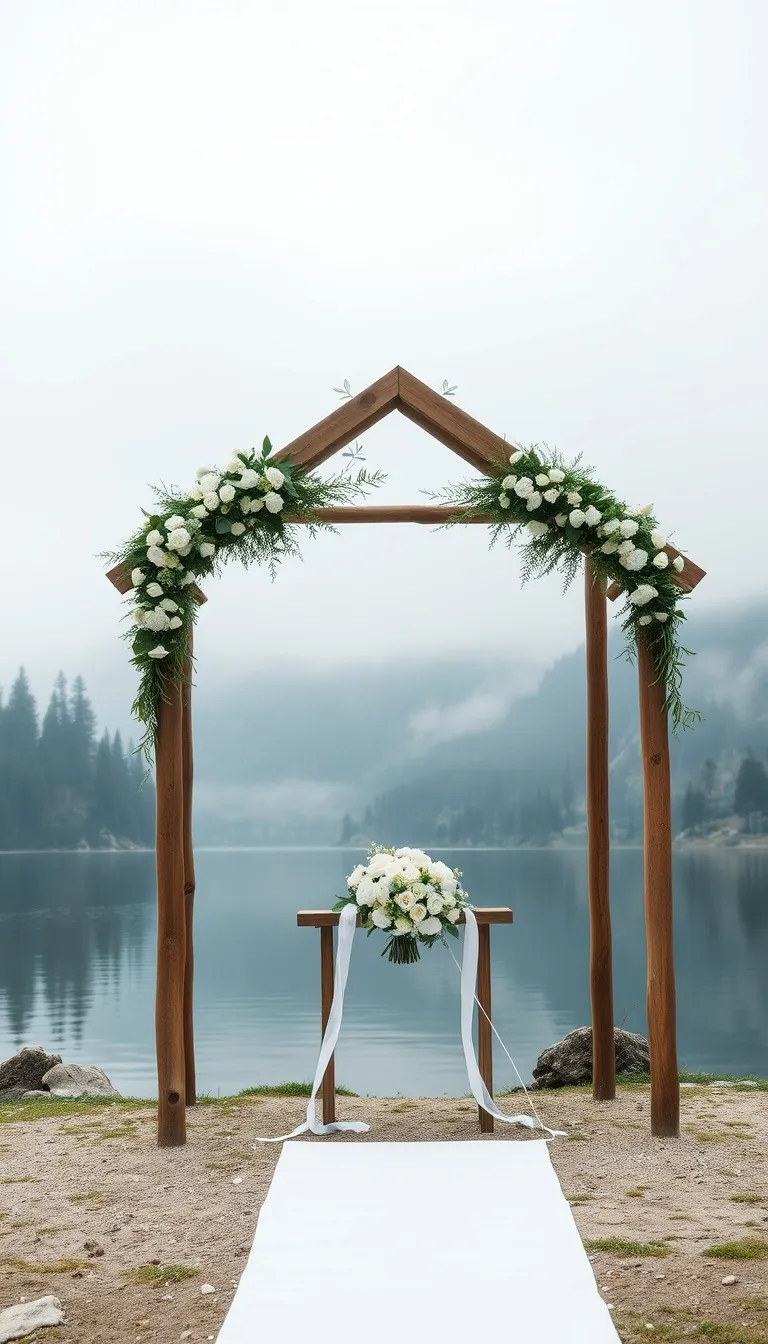 Model invitație nuntă Lac de Munte