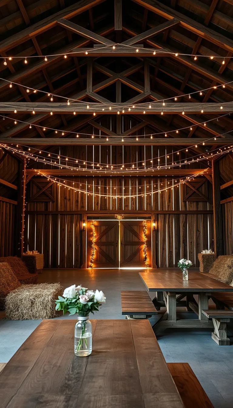 Model invitație nuntă Hambar Rustic