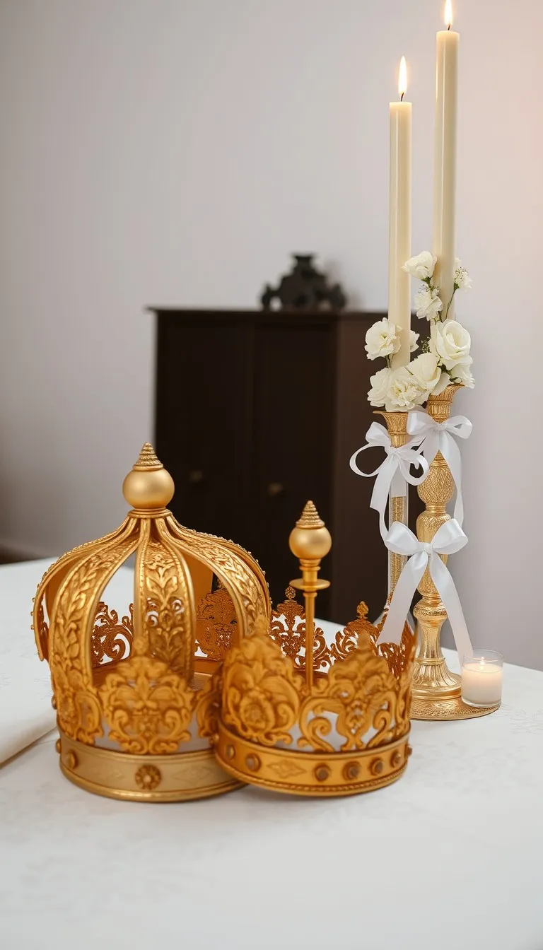 Model invitație nuntă Cununiile de Aur