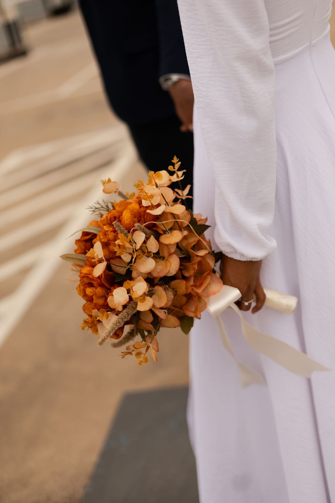 Wedding invitation amber-harvest